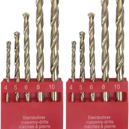5pc Multi Size Masonry drill bit for Concrete Cement Stone Drill bit set (Pack of 2)-picture-12