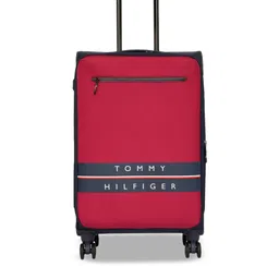 Tommy Hilfiger Unisex Textured 360-Degree Rotation Soft Sided Trolley Bag-80