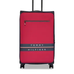 Tommy Hilfiger Unisex Textured 360-Degree Rotation Soft Sided Trolley Bag-31