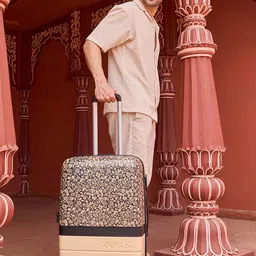 ZOUK Raahi Printed Medium Trolley Bag-27