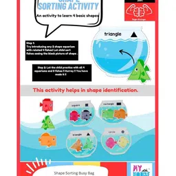 My House Teacher Shape Sorting Toddler Busy Bag image 2