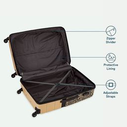 ZOUK  Raahi Printed Cabin Hard Sided Trolley Bag image 5