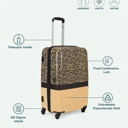 ZOUK Raahi Printed Medium Trolley Bag image 5