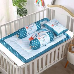 LOREM Infants Printed Cotton Baby Bed Set-12