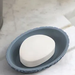 OBSESSIONS Grey & Black Self-designed Soap Dish-43