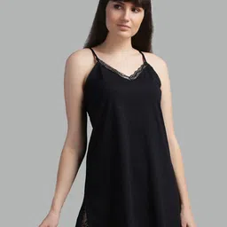 N-Gal Lace Shoulder Straps Nightdress-image-45