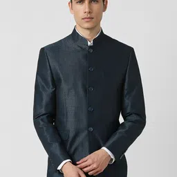 Van Heusen Textured Single-Breasted Slim-Fit Party Blazer-21