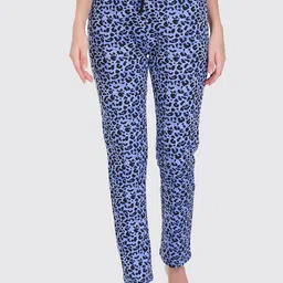 HiFlyers Women Comfort Fit Printed Cotton Lounge Pants-picture-25