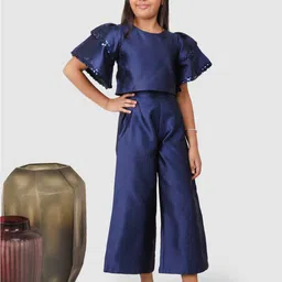 Jelly Jones Girls Crop Top with Palazzos-image-81