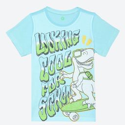 YK Boys Typography Printed Cotton T-shirt-image-3