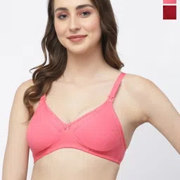 Floret Pack Of 2 Medium Coverage All Day Comfort Super Support Maternity Bras-50
