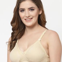 Floret Pack of 2 Full-Coverage Non Padded Maternity Bra With All Day Comfort image 3