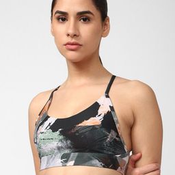 Reebok Abstract Printed Lux Strappy Sports Bra-picture-28