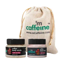 MCaffeine  Travel-Friendly Scrub & Butter Duo with Berries image 1