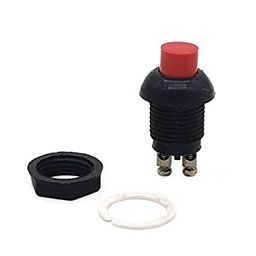 generic ESPtronics 5 Pcs Push ON Switch Bike Horn DC Switch 2 Pin On Off Push Button Switch for Science Project image 4