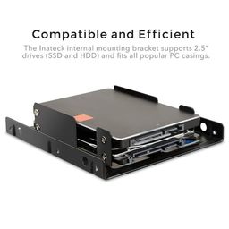 generic Solid Steel SSD/HDD 2.5" to 3.5" Mounting Bracket Kit | SSD Mounting Bracket for Desktop | Black | Secure SSD/Laptop Hard Disk Fitting in Desktop | Durable Holder for 2.5" SSD Drive Varient image 4