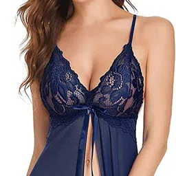 Krelin Self Design Net Baby Doll image 4