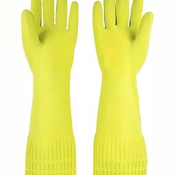 RBGIIT Yellow Koren Anti Slip Cleaning Gloves-image-48
