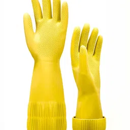 RBGIIT Yellow 2 Pieces Kitchen Gloves-4