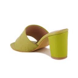 HEELSNFEELS Textured Party Block Heels image 3