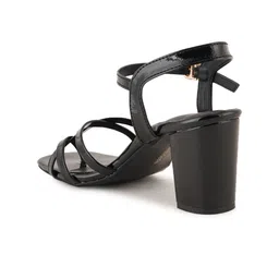HEELSNFEELS Party Block Heels With Backstrap image 3