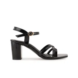HEELSNFEELS Party Block Heels With Backstrap image 4