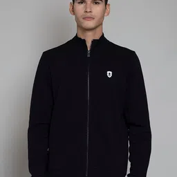 Muvazo Mock Collar Sporty Jacket-image-92