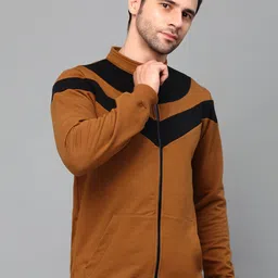 Rigo Colourblocked Fleece Bomber Jacket-picture-29