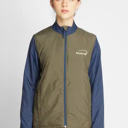 Wildcraft Women Olive Green Blue Lightweight Outdoor Sporty Jacket-image-61