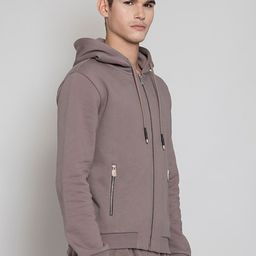 Muvazo Hooded Open Front Jacket-picture-22