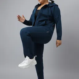 Fitkin Tencel Anti-Odor Plus Size Hooded Jacket-image-84