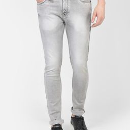 Crimsoune Club Men Mid-Rise Slim Fit Heavy Fade Stretchable Jeans-image-85