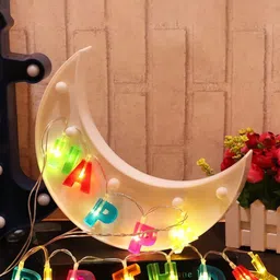 Glimmer Lightings Red & Blue Happy Birthday String Lights image 2