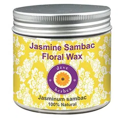 Deve Herbes Pure Jasmine Sambac Floral Wax - 100% Natural Therapeutic Grade - 50g-24