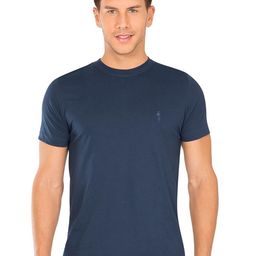 Jockey Men Pack of 2 Navy Blue Solid Comfort Fit Round Neck Sports T-shirt-image-79
