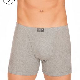 Jockey Men Pack of 2 Grey Melange Solid Trunks 8008-0205-picture-51
