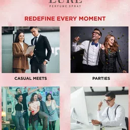 LURE Men Set Of 4 Perfume Sprays - 50 ml Each image 2