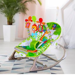 Baby Moo Green Portable Rocker With Hanging Toys-image-15