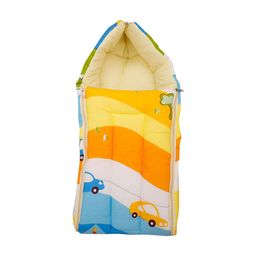 Baby Moo Infants Kids Yellow & Orange Printed Cotton Sleeping Bag-49