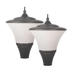 BENE Black & White  2 Pcs Spherical Metal Self-Assembly Outdoor Lamps-9