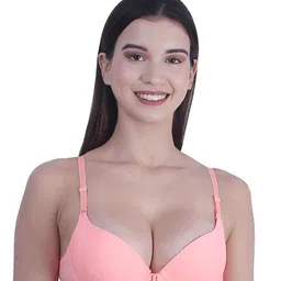 BRACHY Medium Coverage Underwired Lightly Padded All Day Comfort Seamless Push-Up Bra-9