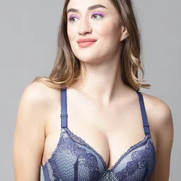 PrettyCat Floral Medium Coverage Underwired Lightly Padded Bra With All Day Comfort-8