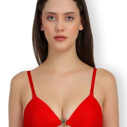 SELFCARE Self Design Half Coverage Lightly Padded Plunge Bra- All Day Comfort-9