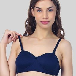 FUNAHME Lightly Padded Half Coverage All Day Comfort Seamless T-Shirt Bra-picture-15