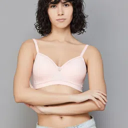 Ginger by Lifestyle Pink Full Coverage Lightly Padded Everyday Bra With UV Protection-picture-52
