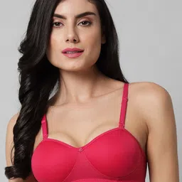 Imsa Moda Lightly Padded Half Coverage Cotton Everyday Bra-picture-15