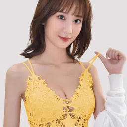 Krelin Star Bralette Bra - Half Coverage Lightly Padded-picture-15