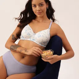 DressBerry Floral Bra Full Coverage Lightly Padded-image-99