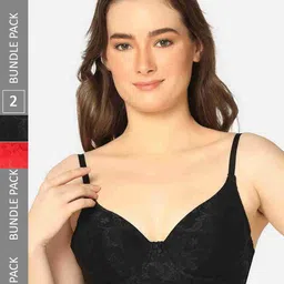 Curvy Love Pack Of 2 Full Coverage Lightly Padded T-shirt Bra With All Day Comfort-38