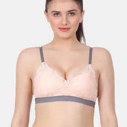 Amour Secret Floral Bra Full Coverage Lightly Padded-image-15